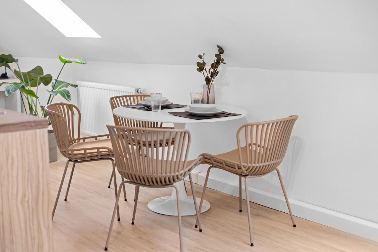 Stilvolle Wohnung: Private Dachterrasse - Zentral Augsburgo Exterior foto